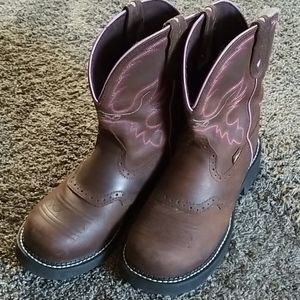 Justin Steel Toe boots!